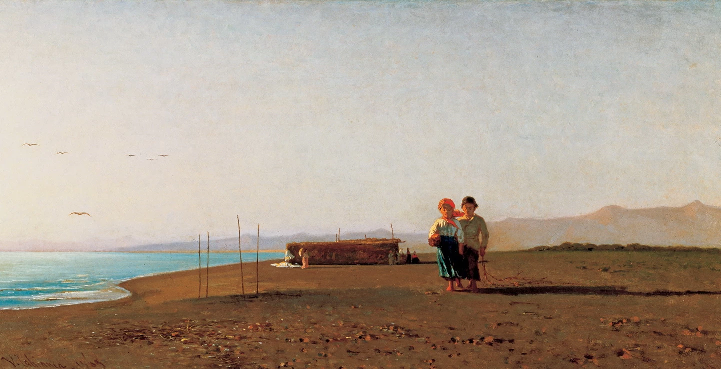 Spiaggia a Viareggio - Galleria d'Arte Moderna, Musei Nervi, Genova